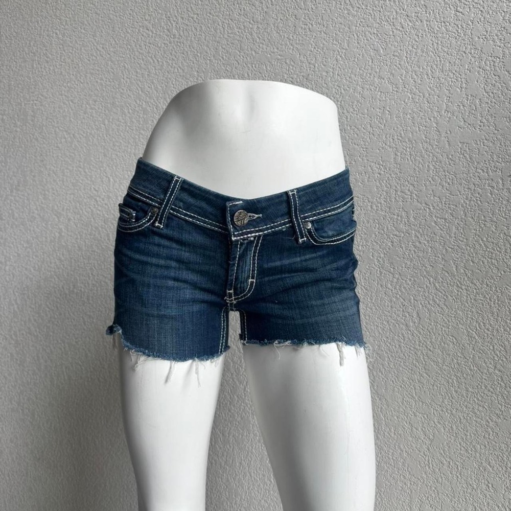 BKE Y2K denim mini shorts